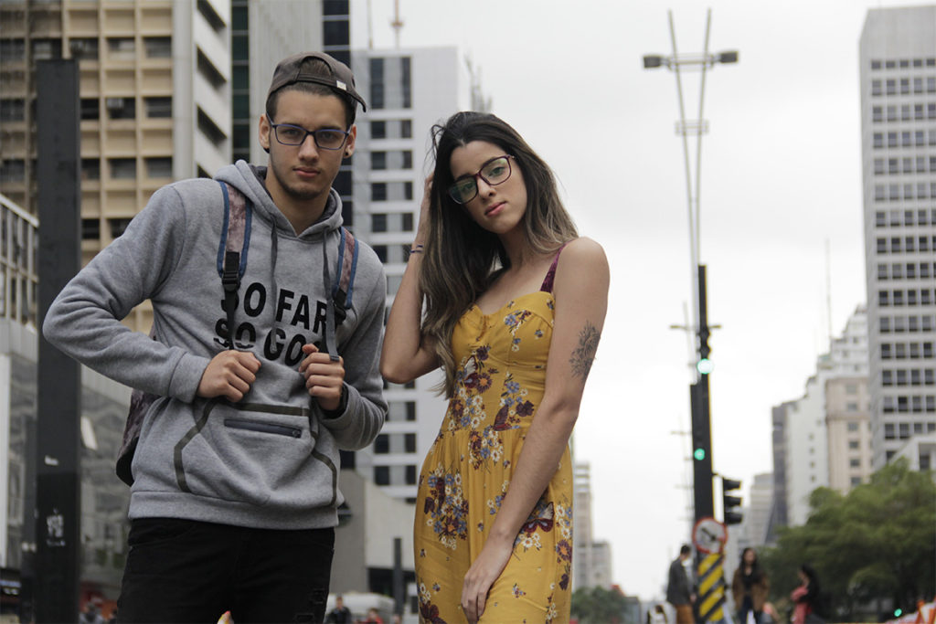 Modelos na av Paulista